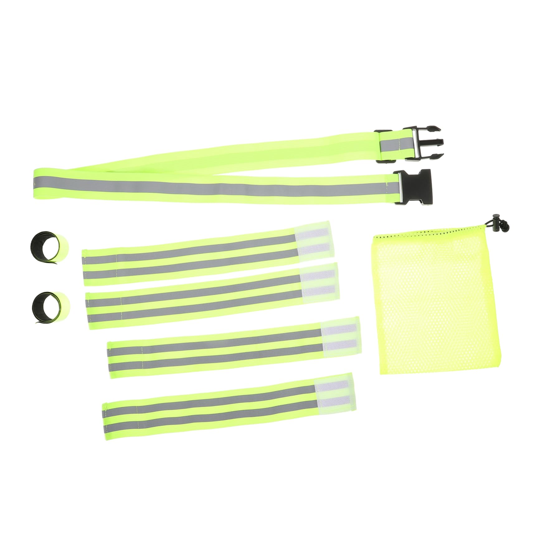 ibasenice Fasce di Sicurezza Riflettenti Fascia da Polso Attrezzatura da Corsa Riflettente Fascia da Braccio per La Corsa Cintura Riflettente A LED Fasce Riflettenti Cintura con
