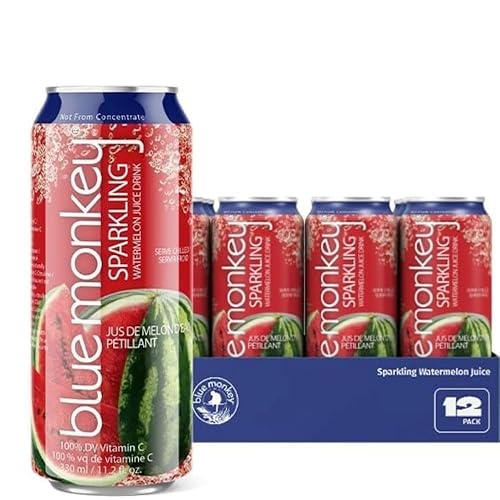 Miniatura 9 de blue monkey Sparkling Juice, 55%, Guava, 11.16 Fl Oz 12 Count(Pack of 1)
