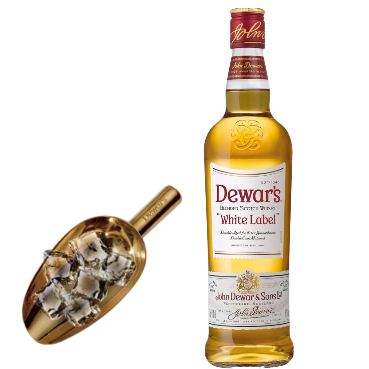 Amazon.co.jp: 【アイススクープ付】デュワーズ ホワイトラベル