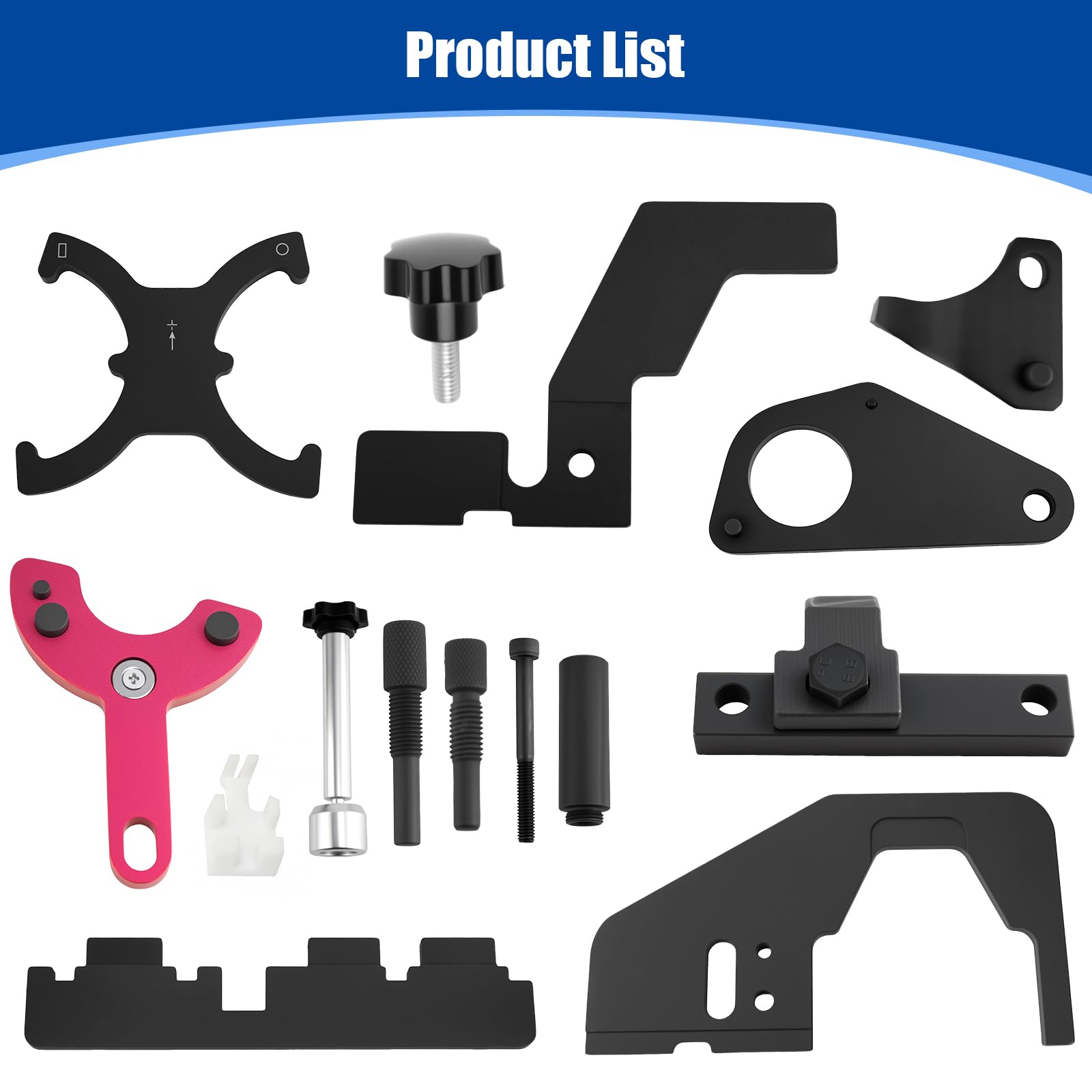 JAOGAUS Outil de Calage Moteur, Outils de Réglage D'alignement d'arbre à Cames, Compatibles avec Ford 1.5 1.6 2.0 2.3 1.6 Ti-Vct 1.5 1.6 VVT Ecoboost