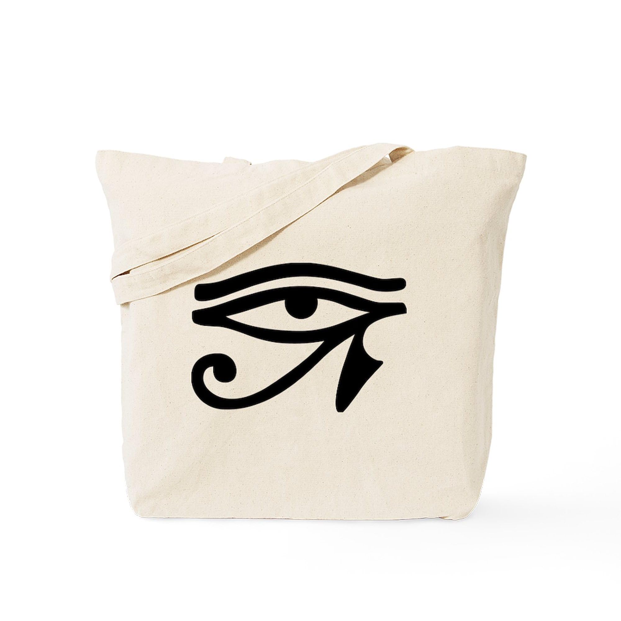 CafePress Eye Of Horus Ancient Egyptian Symbol Ra P Tote Bag Natural Canvas Tote Bag, Reusable Shopping Bag