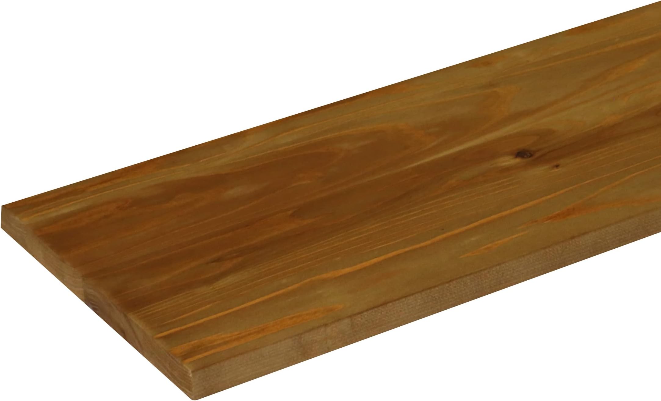 Amazon Woodpro 国産杉（新材幅はぎ材） 厚24mm×板幅奥行300mm×長さ250mm ナッツ色 棚板 板材 オーダー 