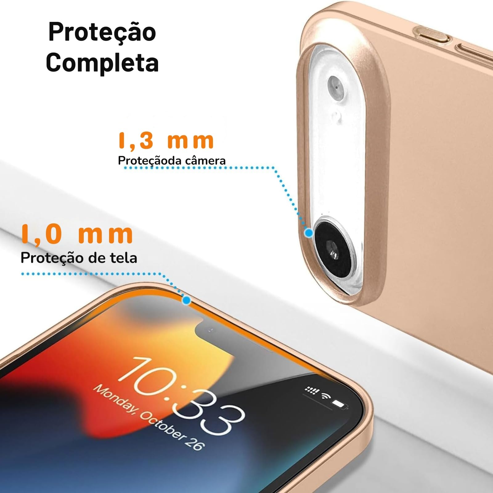 Capa Capinha Para iPhone 17 Air Case Acrilica Fosca Ultra Fina