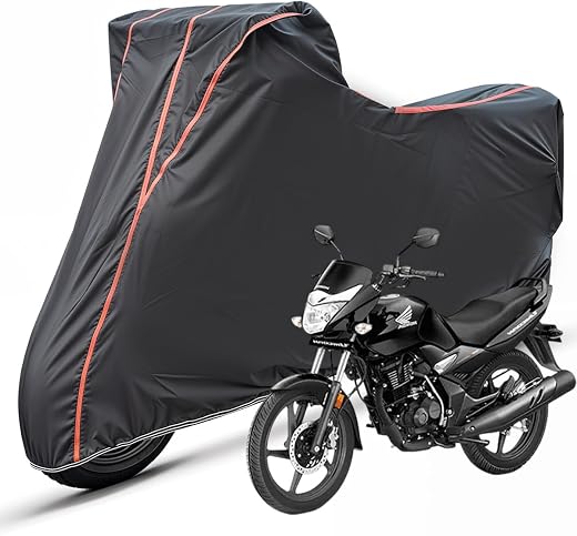 WHIPONE Two Wheelers Bike Body Cover Compatible for Honda CB Unicorn 150, UV Resistant, Dustproof, Triple Stitched, Elasti...