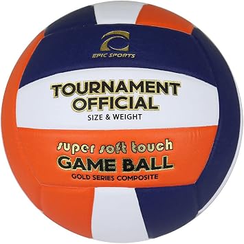 Epic Gold Series Tournament Official Game Volleyball 24-Colors Available