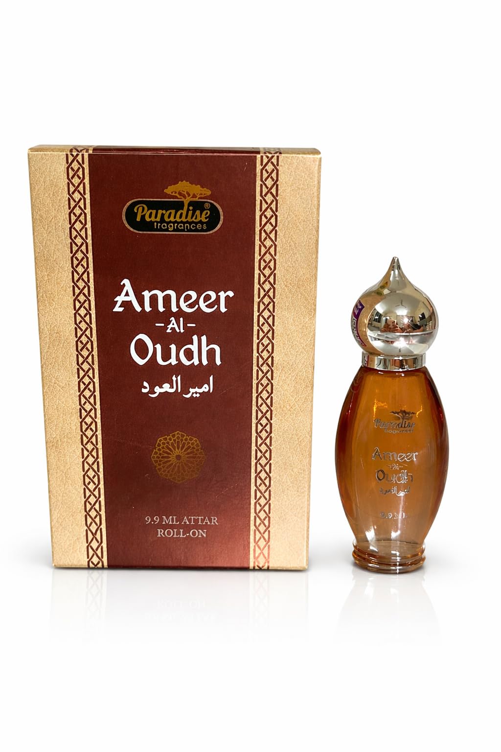 Paradise Fragrances Ameer Al Oudh Attar | 9.9 ml Long-Lasting Roll-On Perfume | Alcohol-Free Concentrated Attar | Premium Arabian Fragrance for Men & Women-image-28