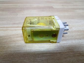 IDEC RR2P-ULAC120V 120 VAC Coil, 2 Poles DPDT, 50/60 HZ, 8 PIN Terminal, Power Relay, RR Series, Rugged Industrial 10 AMP, with LED Indicator
