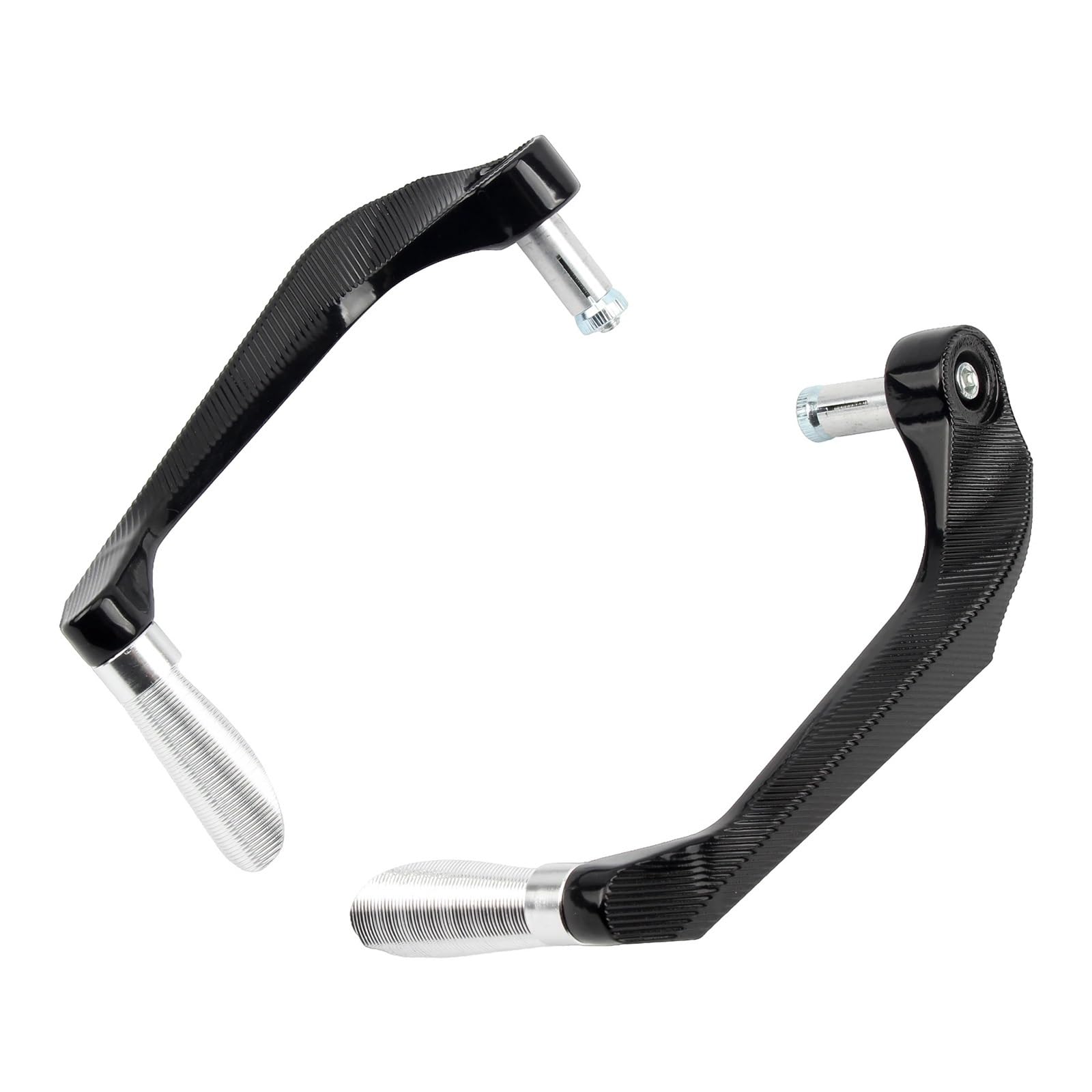 FDYXUMW Motorcycle Handguards Fit for Yamaha Motorbike Brake Clutch Levers Guard Protector Anti-Fall Protection Motorcycle Handguard(Silver)
