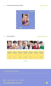 BTS - (Weverse Gift) BTS MEMORIES OF 2021 BLU-RAY+1ea BTS