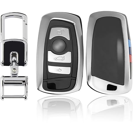 Amazon Kwak S Bmw キーケース 全面保護 高級 車用 キーカバー Bmw 1 3 4 5 6 7シリーズ X3 X4 M5 M6 キーホルダー付き スマートキーフォブ キー保護 プロテクション ブラック 車 バイク 車 バイク