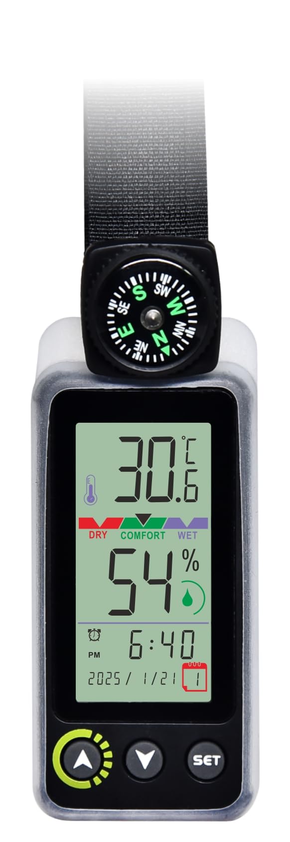 MECO PTHM-90C Desk Temperature & RH Meter with Clock & Calendar By Skyking ®-picture-14