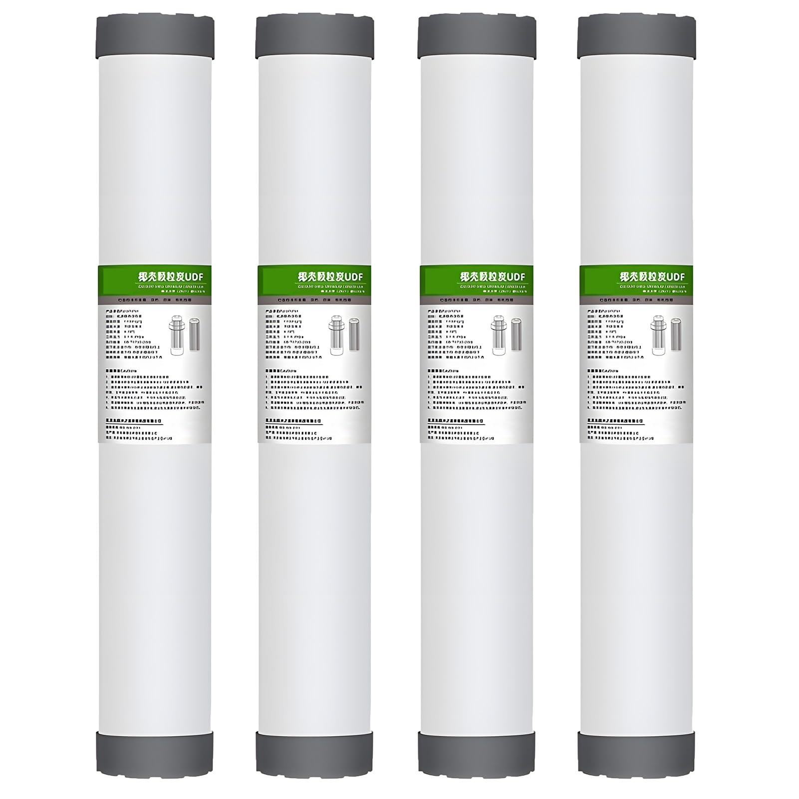 Filtre à eau UDF charbon actif granulaire osmose inverse 20 pouces