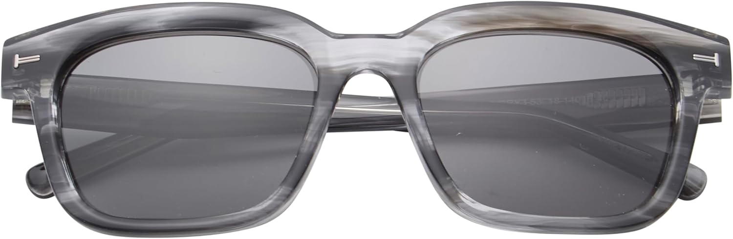 Ted Baker TMS177 UV400 Polarized Men's Square Sunglasses, 54 mm,