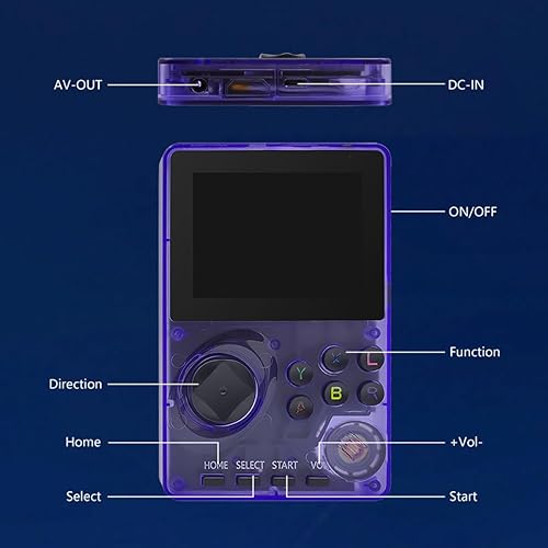 Miniatura 3 de Consola de videojuegos de 16 bits para niños y adultos, Lcb súper ancha de 2.8 pulgadas, precargada 100 HD, consola de juegos portátil para personas