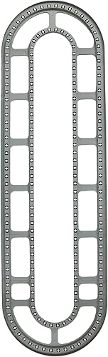 Miniatura 6 de Mesa de comedor giratoria manual de 360, tren giratorio para servir alimentos, tren de sushi para mesa de comedor, mesas largas de fiesta (5.2