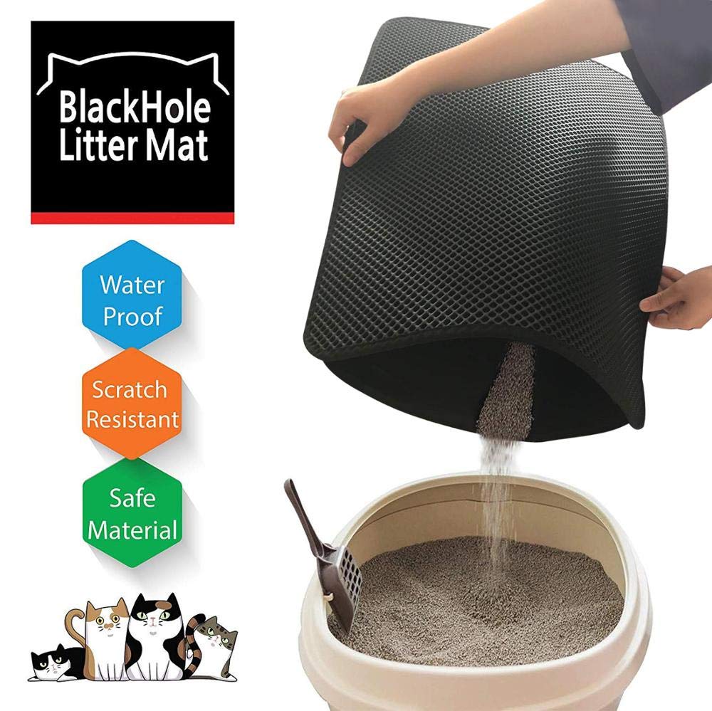 Cajas de Arena Pet Cable Superior Mat FOLLETABLE FOTBLE IMPERSPORTE Doble Cama CASA CASA Limpia Caja DE Productos DE Productos para Caja DE Perros Accesorios Arenero ​Gatos