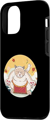 Miniatura 2 de iPhone 14 Funny Sumo Wrestler Cat  Japanese Sumotori Case