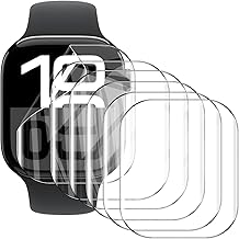 AOKUMA Screen Protector for Apple Watch Series 11 GPS 46mm, [6 Pieces] Flexible TPU Protective Film Compatible with Watch Series 11 GPS 46mm, HD Transparent, Easy to Install