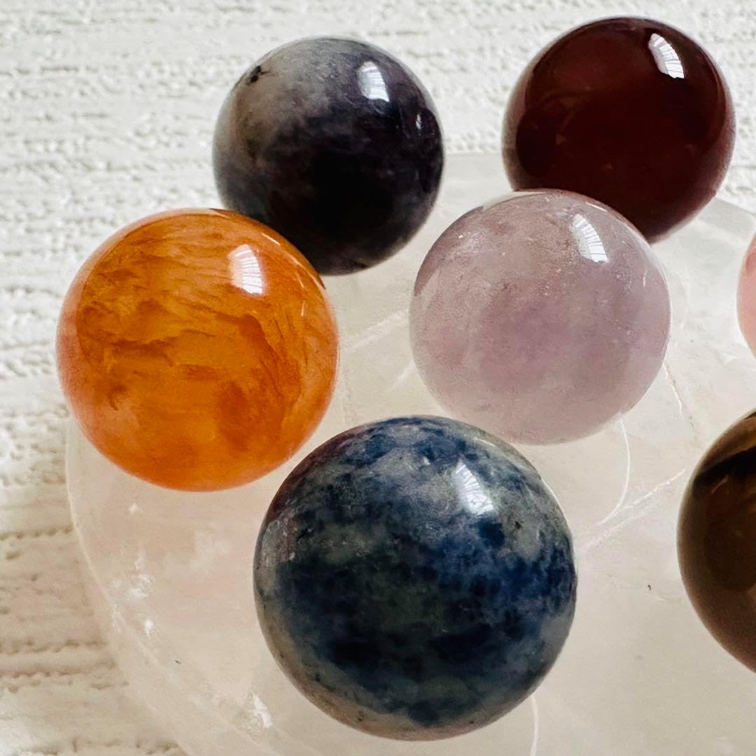 水晶 七星陣 六芒星◇7種ミックススフィア