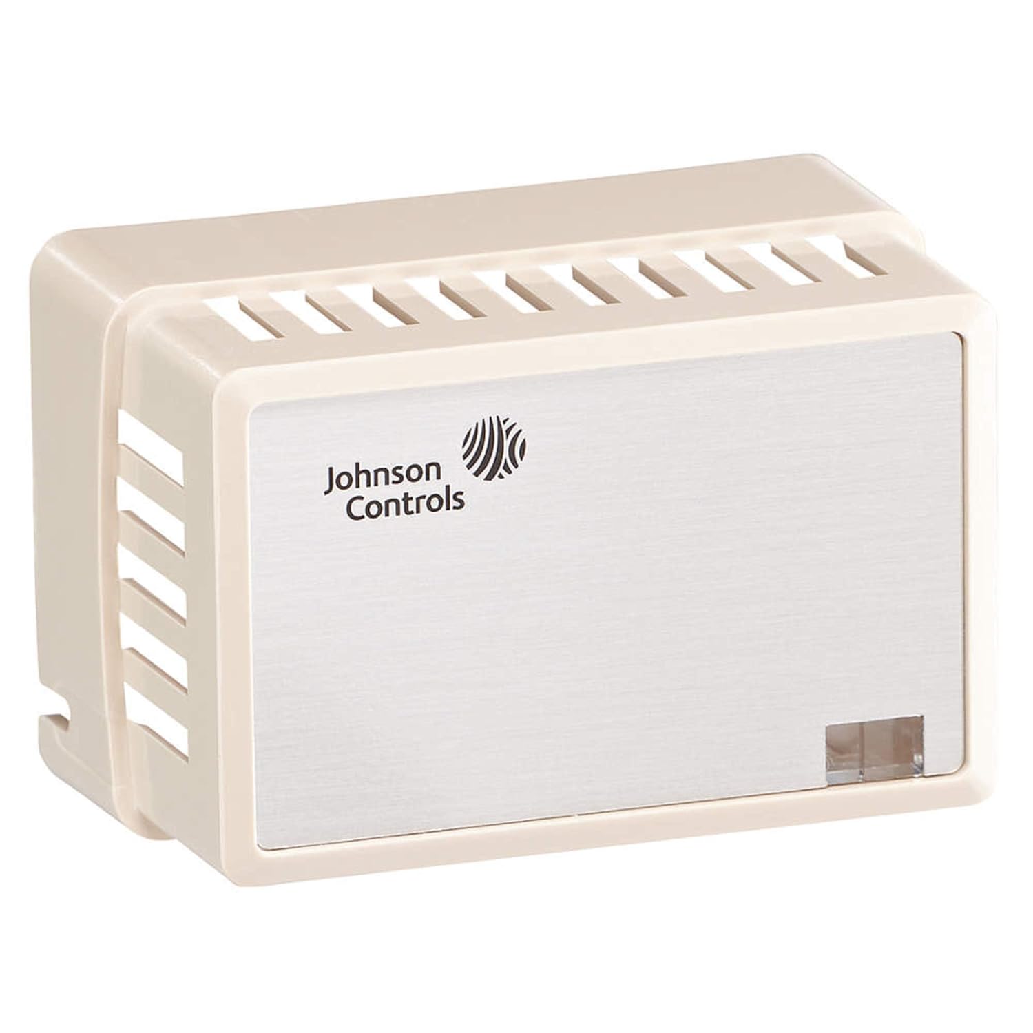 JOHNSON CONTROLS T-4000-3141 Horizontal, Plastic, Single Window, Thermostat Cover, White