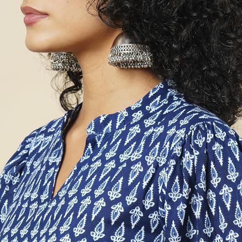 Image of Globus Women Ethnic Dresses (3641667001 Blue S)