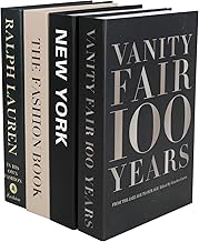 Decorative Books (4), Paper and Cardboard, Grey, Fashion Design, Modern Home Decor, Set of 4