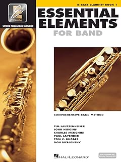 Essential Elements for Band – Bb Bass Clarinet Book 1 | Beginner Clarinet Method | Includes EEi Online Audio and Interactive Lessons