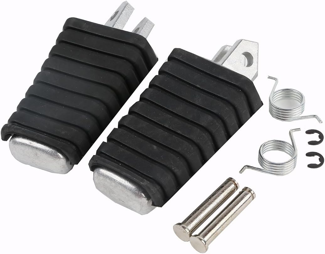 XMT-MOTO Front Foot Pegs Footrest Fit For Yamaha V Star 650 XVS650 Custom Virago 1100