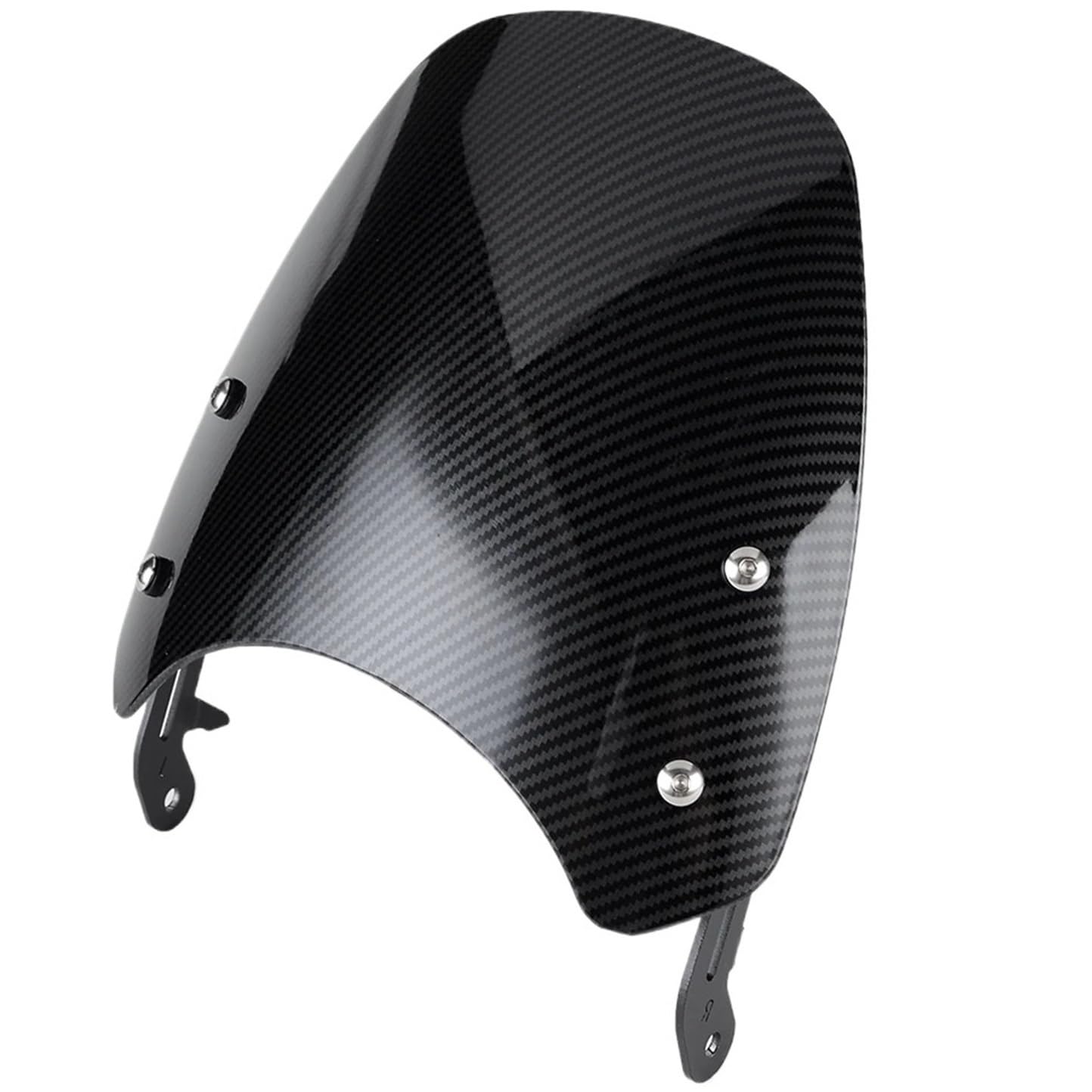 Moto Pare-Brise pour Bonneville T100 T120 1200cc T 100 Thruxton 900 SR500, Déflecteur De Vent Carénage Phare Pare-Brise Bulle/Saute Vent Compatible avec