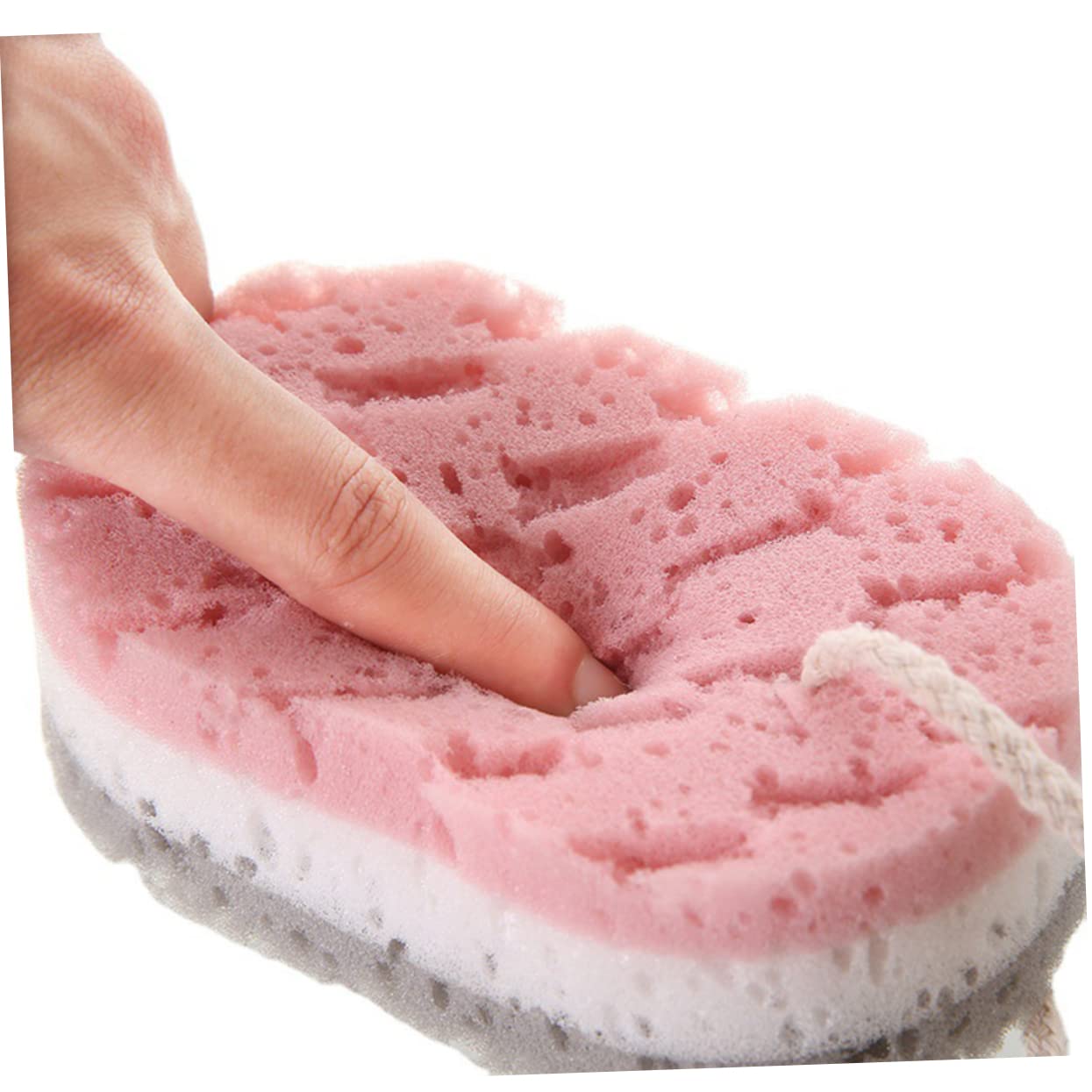 Beaupretty 12piezas Esponjas Exfoliantes Para De Doble Cara Limpieza Profunda y Exfoliación Para Baño Casa Resistentes y