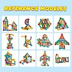 MAGBLOCK 90PCS Magnetic Building Sticks Blocks Toys Gift for Boys and Girls, Magnet Sticks Balls and Rods Building Toy Sets, Sensory Montessori Toys for Preschool Toddlers Kids