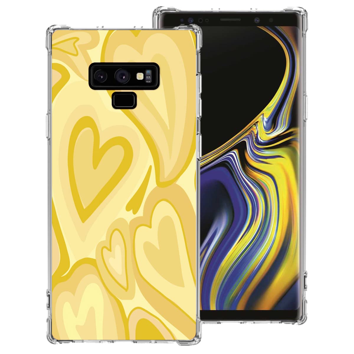 Amazon.com: zaztify Case for Samsung Galaxy Note 9 Yellow Cute