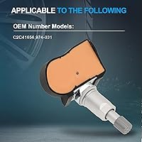 Vista 6 de FINDAUTO Equipo original TPMS Sensor 315MHz Sistema de monitoreo de presión de neumáticos Sensor compatible para Jaguar para Land Rover C2C41656