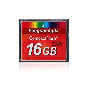 FengShengDa 16G Extreme Compact Flash Memory Card Speed up to 80MB/s Frustration- Packaging SDCFHS-16G-AFFP