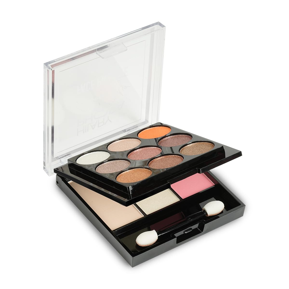 Hilary Rhoda Glow Up Face Palette | Face Palette with Blush, Highlighter, Face Powder & Eyeshadows | Highly Pigmented Face Palette | Available in 4 Variants | 20.6g (Shade 01)-picture-17
