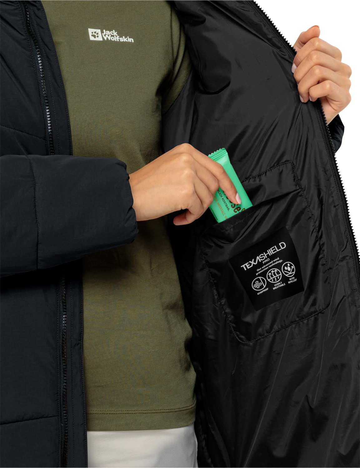 Jack Wolfskin Damen Karolinger Long Coat W Coat