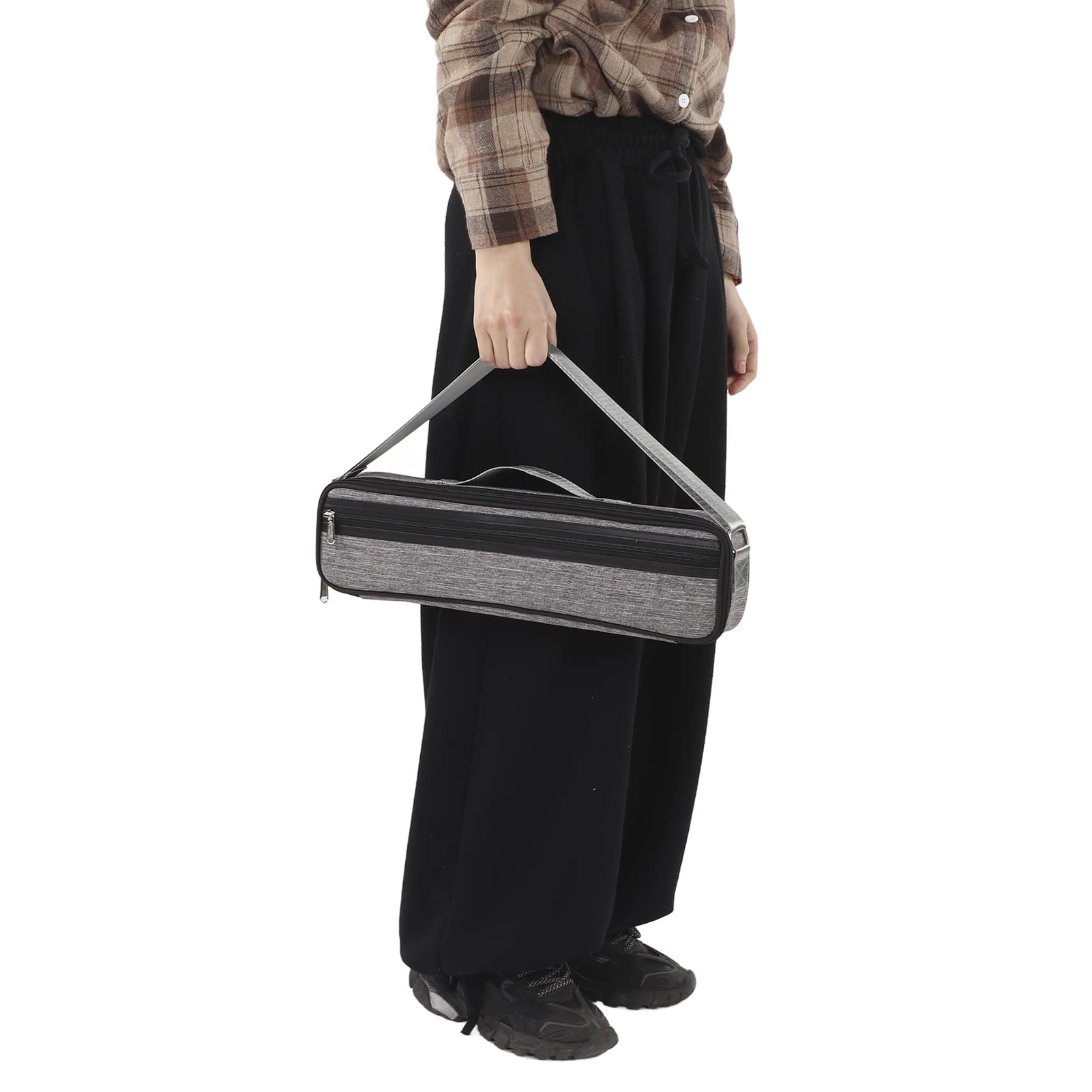 Custodia Per Flauto In Tessuto Oxford - Impermeabile Con Tracolla Per Flauto A 16 Fori - Foto 6