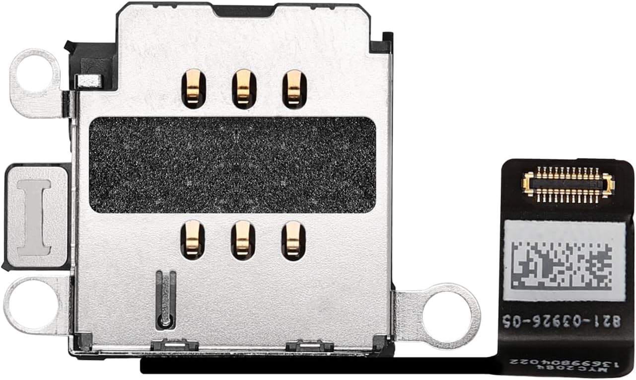 Single SIM Card Reader Replacement for iPhone 14 Plus US Version Sim Card Slot Adapter Flex Cable for iPhone 14Plus Mobile Phone Repair Replace Parts for A2632 A2885 A2886 A2887 A2896