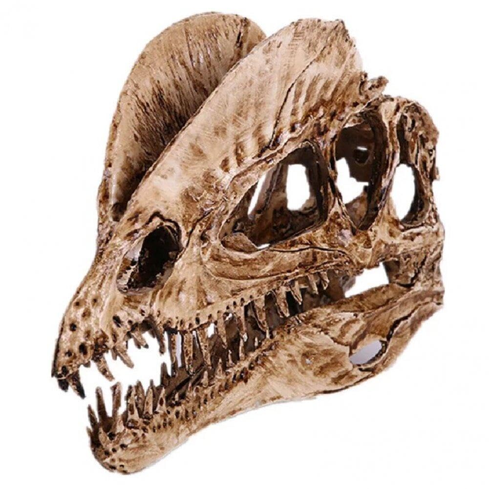 Sanfly As Shown Dinosaur Skull Statue Dinosaur Head Sculptures Skeleton Model Gothic Desktop Decorative Ornaments For Home Office Decoration