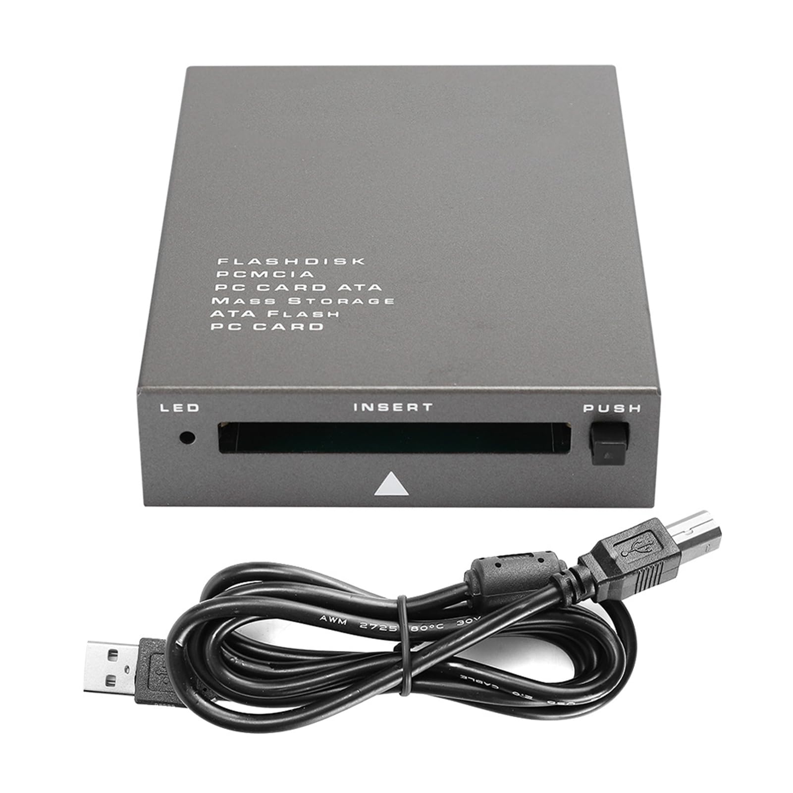 Lettore di Schede per PC Ad Alta velocità Adattatore per Schede di Memoria Trasmissione Stabile Lettore di Schede USB USB 2.0 in Ferro