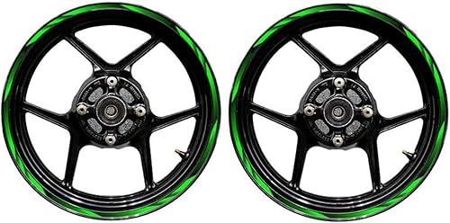 Hub Decal Motorcycle Sticker Wheel Rim Decal for Bajaj for Dominar 400 for Platina for Pulsar 100 125 150 200 17" Wheel Stickers Stripe Tape (Color