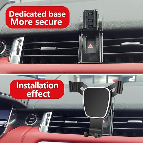 Miniatura 4 de Soporte de teléfono de coche para Land Rover Range Rover Sport 2018-2022 Accesorios para automóviles Soporte de navegación Decoración interior