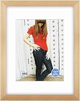 Vista 23 de RPJC - Marco de fotos de 4 x 4 pulgadas hecho de madera maciza con vidrio de alta definición para montaje en pared, acabado en madera flotante