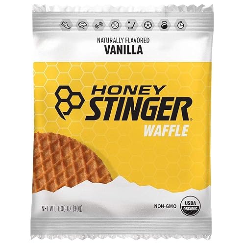 Honey Stinger - Waffle orgánico - Vainilla - Paquete de 16
