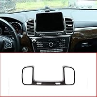 Vista 6 de YIWANG ABS Chrome Car Central Control Air Outlet Marco decorativo Trim para Mercedes Benz GLS GLE 2015-2019 (Plata)