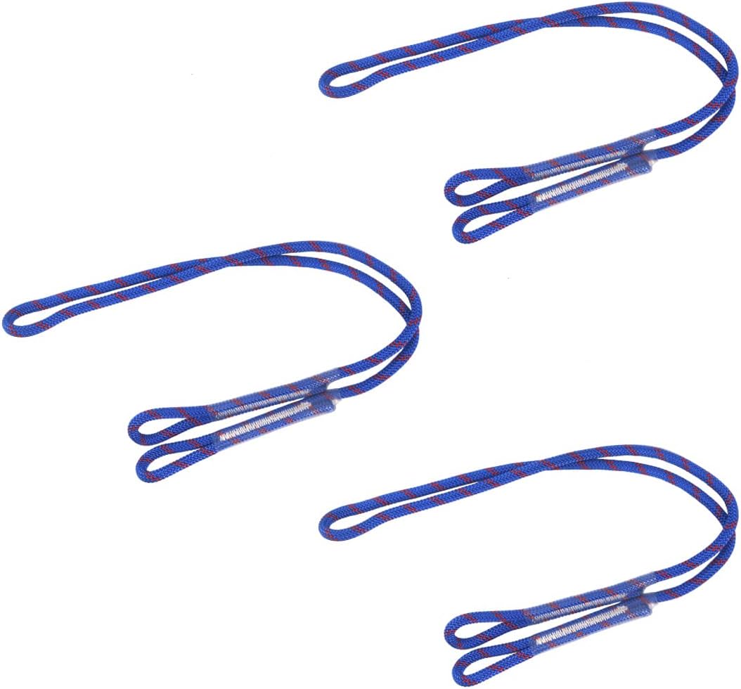 NewDoar 8mm (5/16") Prusik Cord Sewn Eye-to-Eye Pre-Sewn Climbing Utility Cord Multipurpose for Outdoor Climbing Arborist Mountaineering Rope 48''/120cm/3pcs