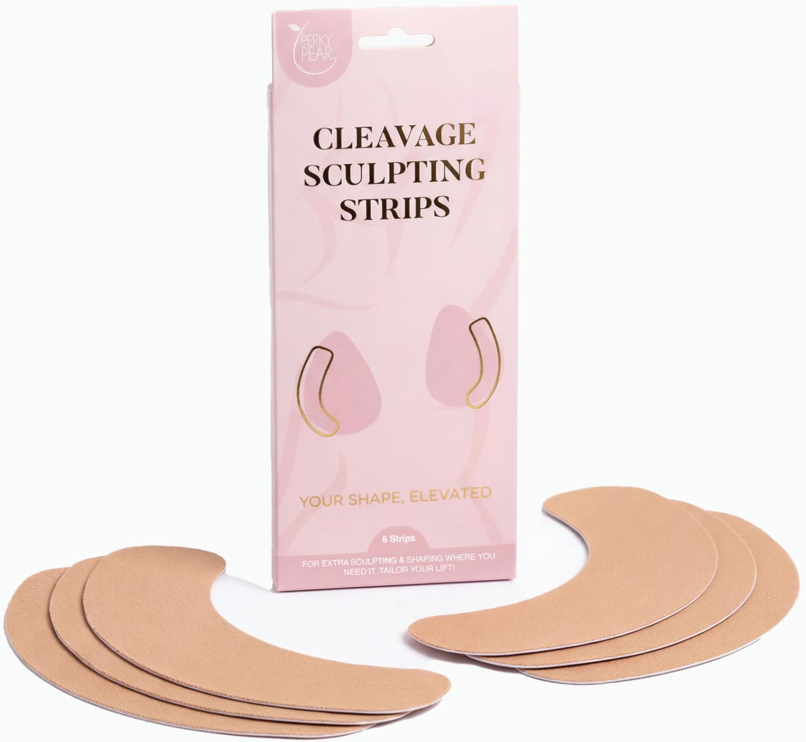 Cleavage Sculpting Boob Tape Strips [A-H Cup] - 3 Pairs of Sculpting Breast Lift Boob Tape