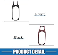 Vista 5 de Cubierta para panel de palanca de cambios de automóvil, cubierta de marco de consola para Toyota Corolla 2019-2021 de acero inoxidable