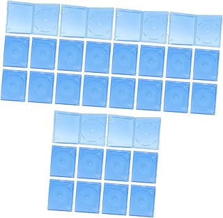 LIFKOME 30 Peças Capa De Disco De CD Transparente Capas De CD Organizador Portátil Suportes De Dvd Capa De Joia Transparente Capa De Armazenamento De CD Capas De Joias De Dvd Capas De