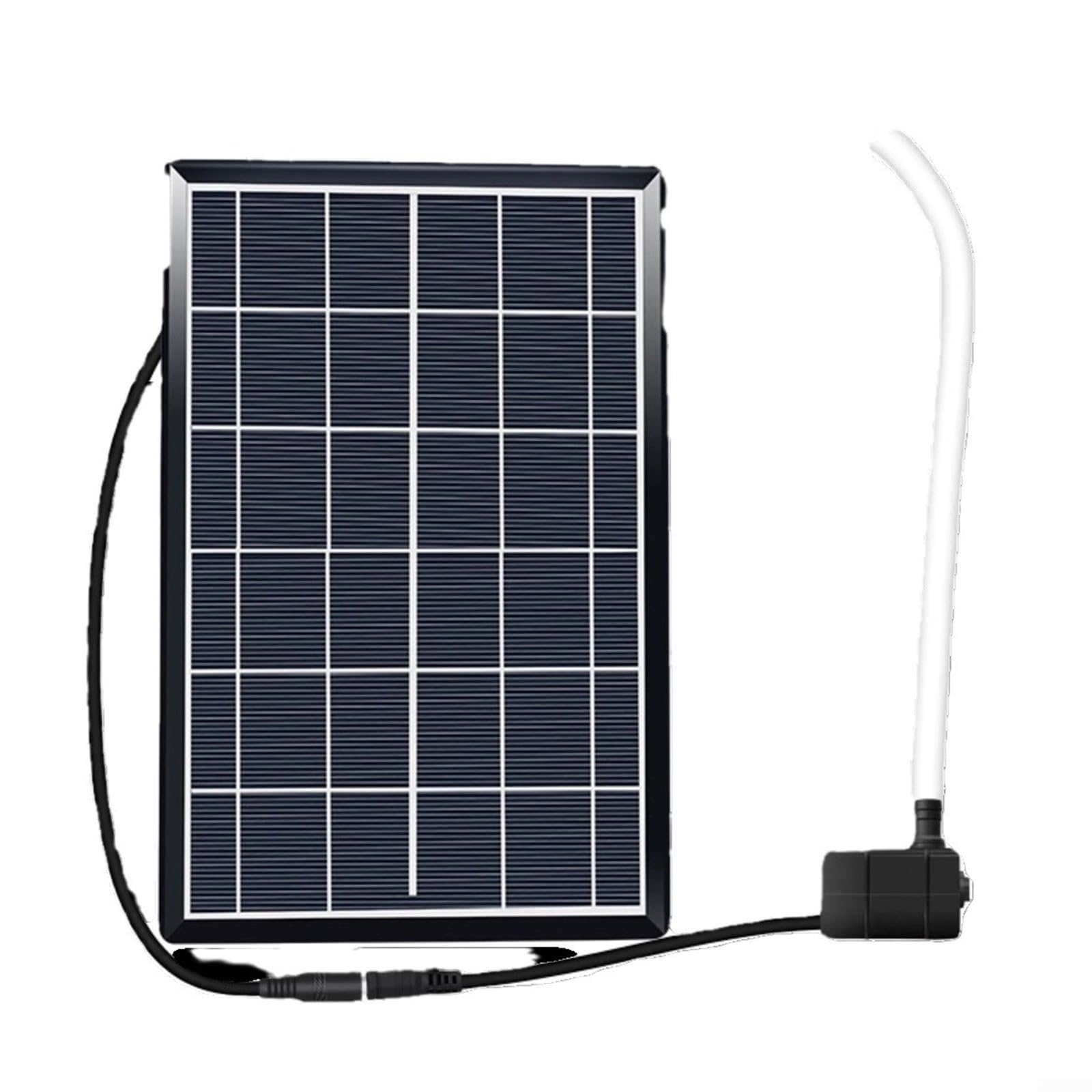 Bomba de fuente solar de 12 V, bomba de agua solar, 9 V, 6 W, panel solar, bomba de oxígeno para estanque, bomba de agua circulante, filtración de estanque, bombas sumergibles de oxígeno